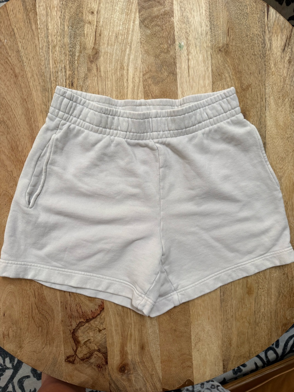 Wilfred Cream Athletic Lounge Shorts